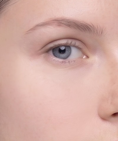 Indian Band Filler — the area treated, in close-up