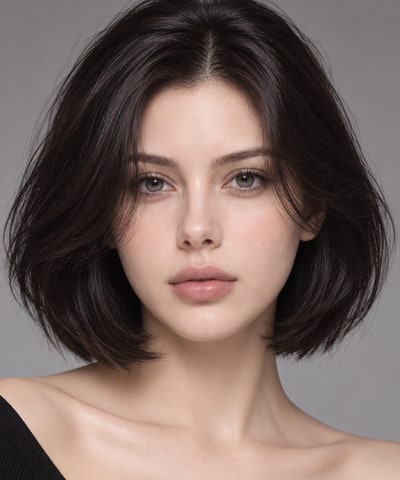 Female Hair Loss Treatment — a model showing the area this treatment addresses