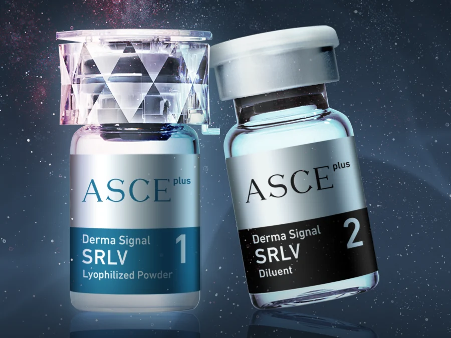 قارورة ASCE+ SRLV رقم 1 بالمسحوق وقارورة رقم 2 بالمحلول المخفّف