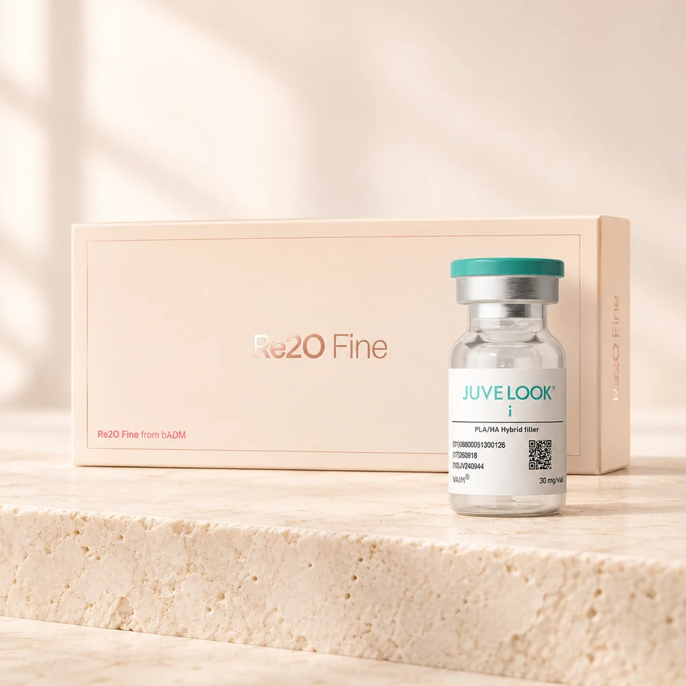 Re2O Fine + Juvelook I 2cc — صورة مركبة لمنتجات الباقة والجهاز